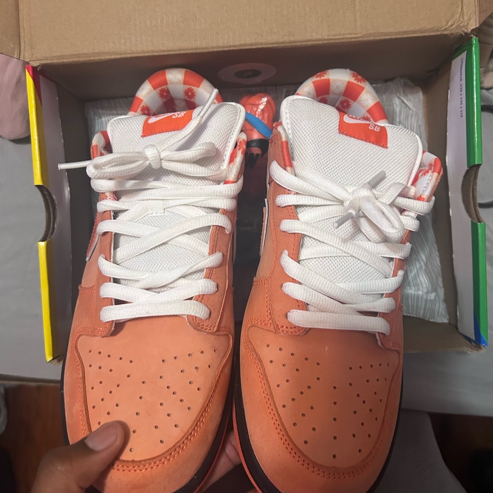Nike Men's Bold Orange Sneakers - Picture 4 of 6